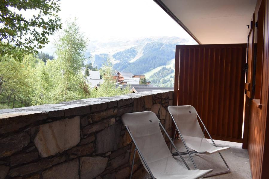 Ski verhuur Appartement 2 kamers 4 personen (14) - Résidence Aubépine - Méribel - Balkon