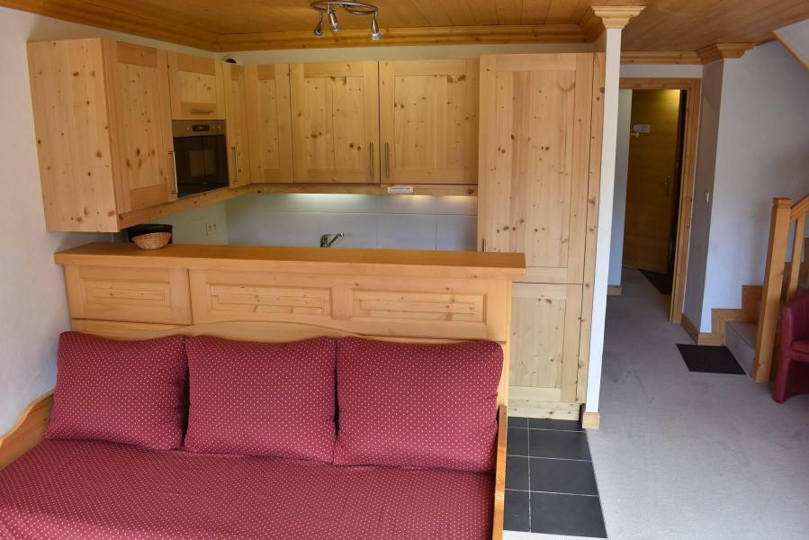 Ski verhuur Appartement duplex 4 kamers 8 personen (009) - Résidence Aubépine - Méribel - Woonkamer