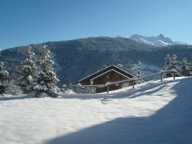 Vacances en montagne Résidence Bergerie des 3 Vallées D - Méribel - Extérieur hiver