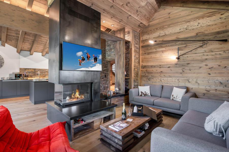 Location au ski Appartement duplex 5 pièces 10 personnes (2) - Résidence Black Mountain - Méribel - Séjour