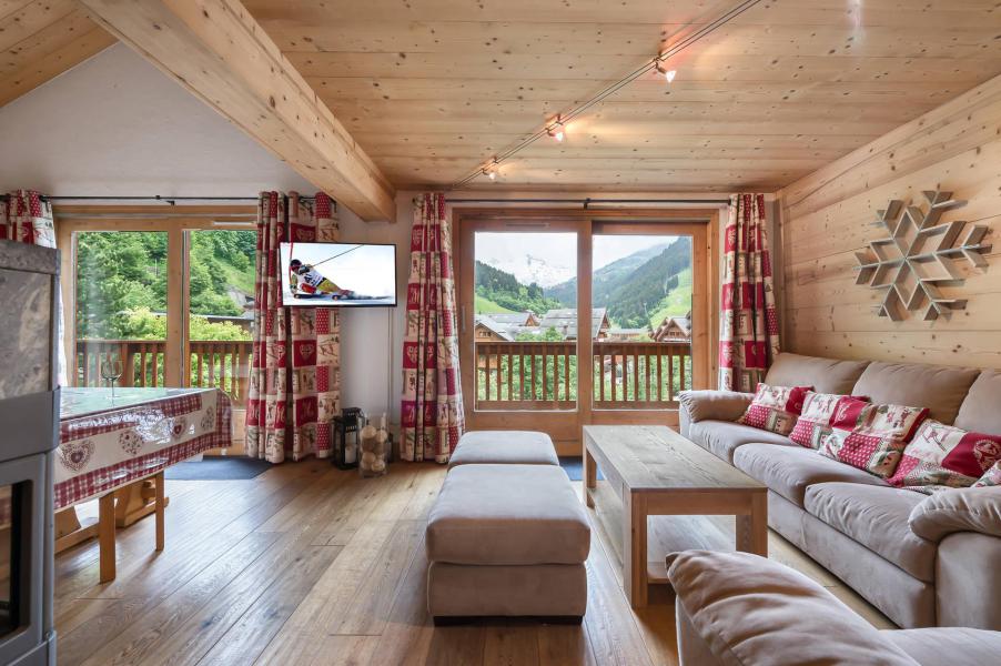 Rent in ski resort 4 room apartment 6 people (30) - Résidence Brimbelles - Méribel - Living room