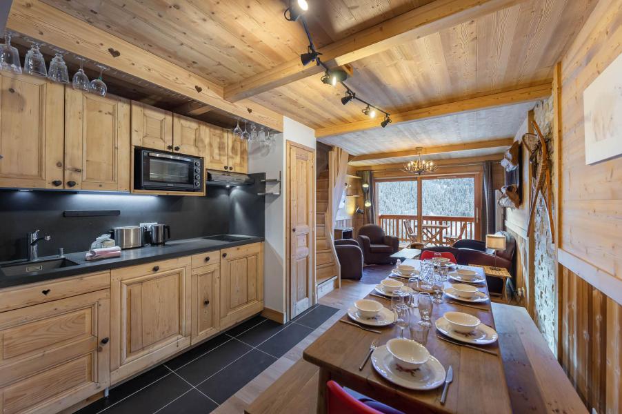 Rent in ski resort 5 room duplex apartment 8 people (22) - Résidence Chanrossa - Méribel - Kitchen