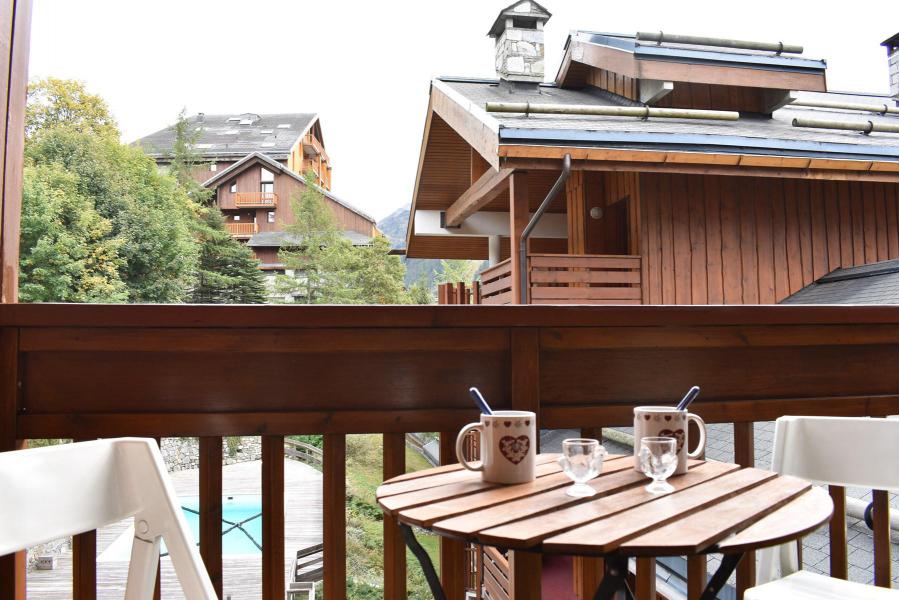 Ski verhuur Appartement 2 kamers 4 personen (38) - Résidence Cristal - Méribel - Terras