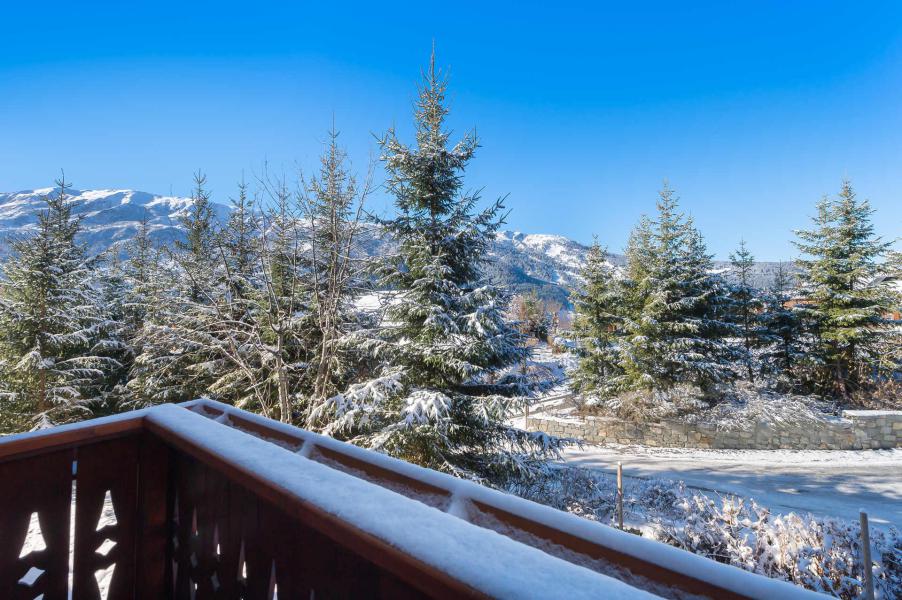 Ski verhuur Appartement 3 kamers 4 personen (A106) - Résidence des Fermes de Méribel Village A - Méribel - Balkon