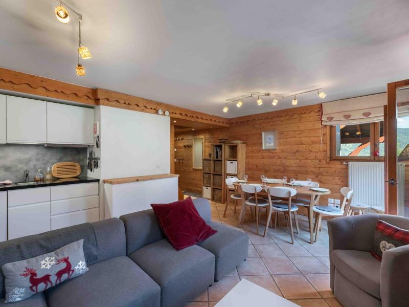 Ski verhuur Appartement duplex 4 kamers 9 personen (A317) - Résidence des Fermes de Méribel Village A - Méribel - Woonkamer