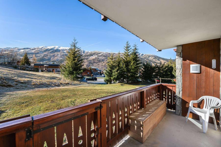 Ski verhuur Appartement 3 kamers 5 personen (C4) - Résidence des Fermes de Méribel Village C - Méribel - Balkon