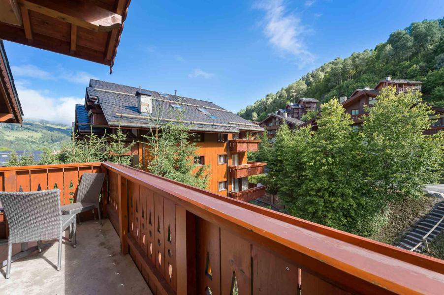 Ski verhuur Appartement triplex 5 kamers 9 personen (C318) - Résidence des Fermes de Méribel Village C - Méribel - Balkon