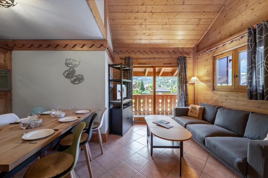 Ski verhuur Appartement duplex 4 kamers 6 personen (9) - Résidence des Fermes de Méribel Village Daguet - Méribel - Woonkamer