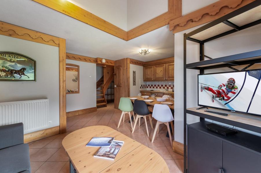 Ski verhuur Appartement duplex 4 kamers 6 personen (9) - Résidence des Fermes de Méribel Village Daguet - Méribel - Woonkamer