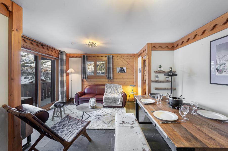 Rent in ski resort 3 room apartment 4 people (5) - Résidence des Fermes de Méribel Village Delys - Méribel - Living room