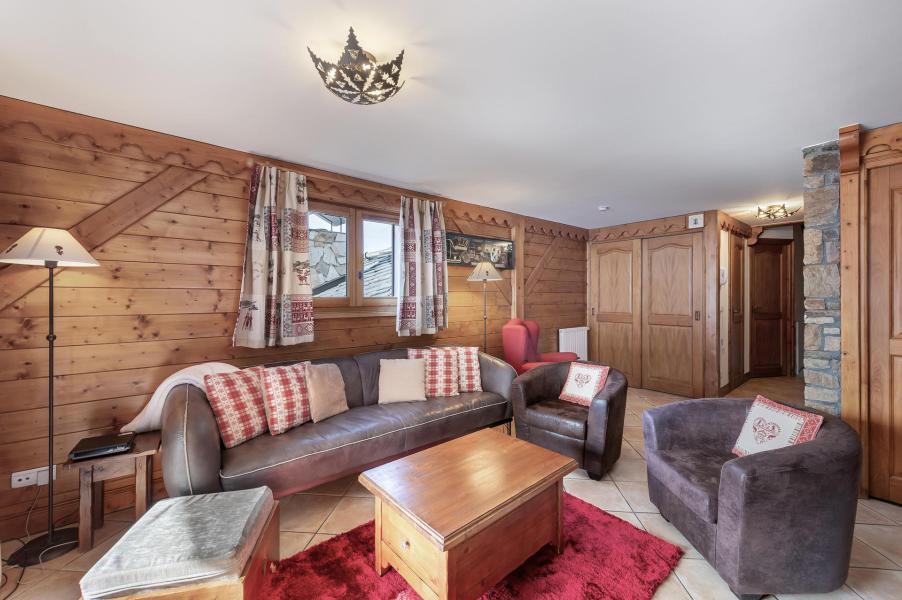 Ski verhuur Appartement duplex 5 kamers 8 personen (18) - Résidence des Fermes de Méribel Village Delys - Méribel - Woonkamer