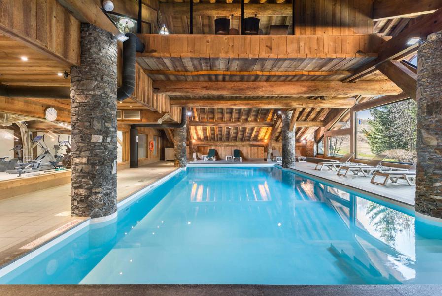 Rent in ski resort 3 room apartment 4 people (F11) - Résidence des Fermes de Méribel Village Frêtes - Méribel - Swimming pool