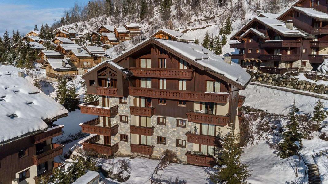 Rent in ski resort Résidence des Fermes de Méribel Village Gypse - Méribel - Winter outside