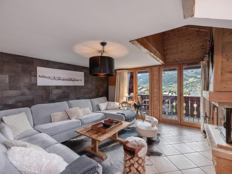 Ski verhuur Appartement duplex 5 kamers 8 personen (15) - Résidence des Fermes de Méribel Village Gypse - Méribel - Woonkamer