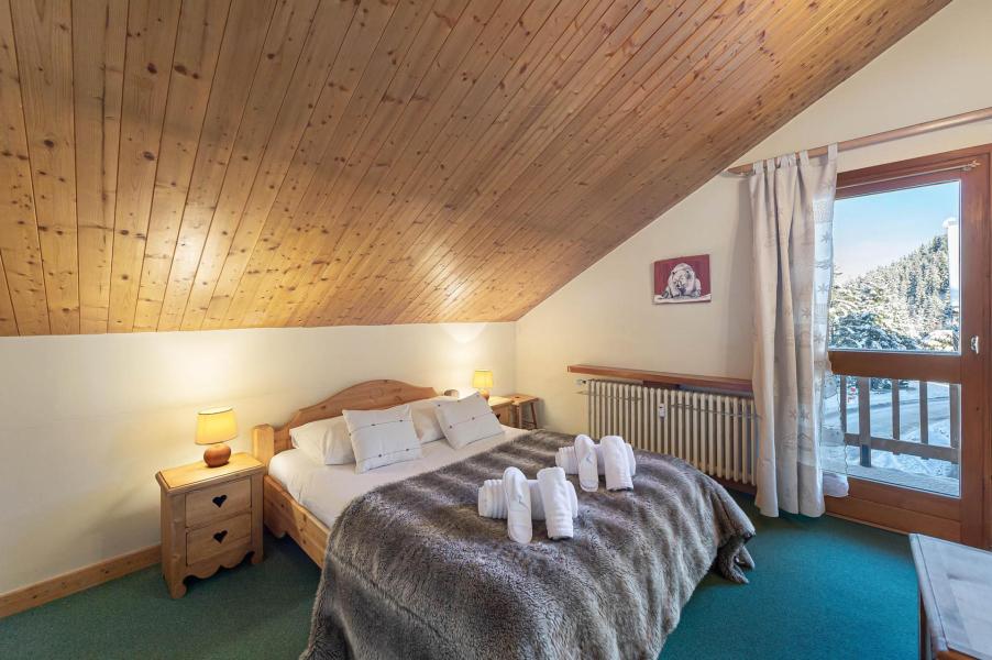 Skiverleih 4 Zimmer Maisonettewohnung für 8 Personen (12) - Résidence Diablerets - Méribel - Schlafzimmer