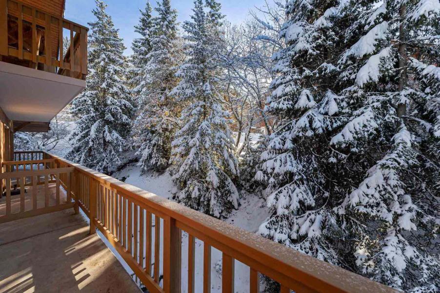 Wynajem na narty Apartament duplex 4 pokojowy 8 osób (12) - Résidence Diablerets - Méribel - Balkon