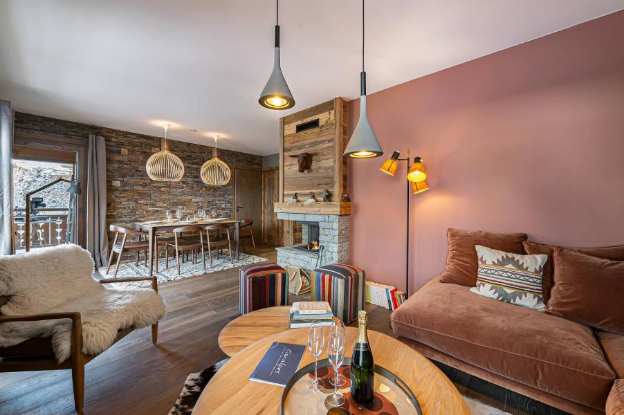 Rent in ski resort 4 room apartment 6 people (203) - Résidence du Parc Alpin - Méribel - Living room