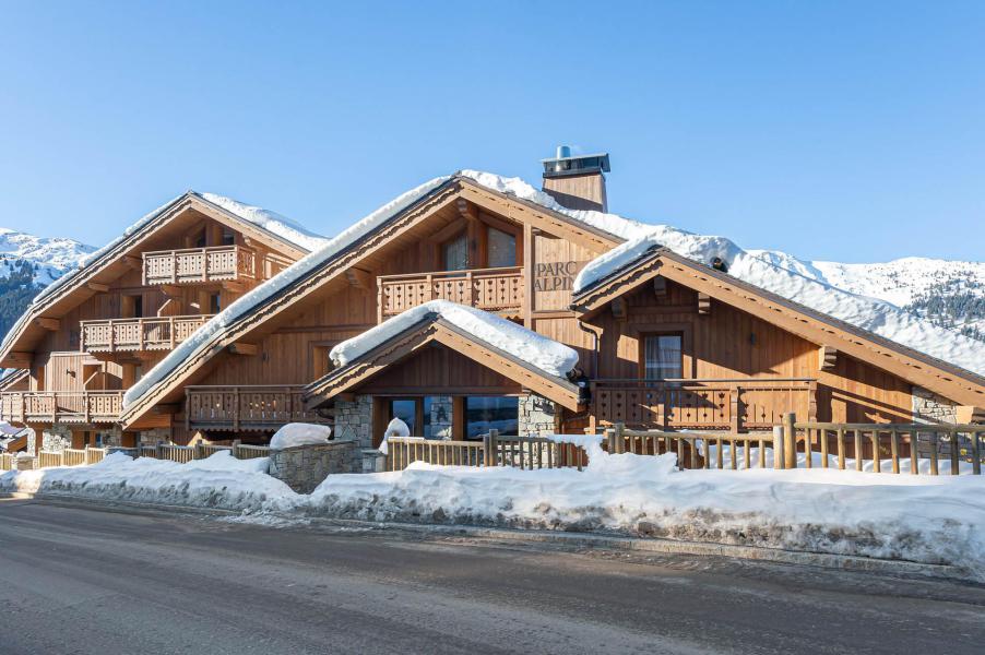 Location au ski Résidence du Parc Alpin - Méribel - Extérieur hiver