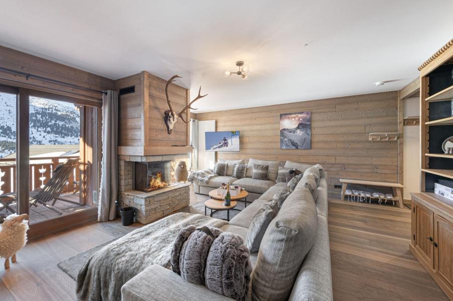 Ski verhuur Appartement 4 kamers 6 personen (302) - Résidence du Parc Alpin - Méribel - Woonkamer