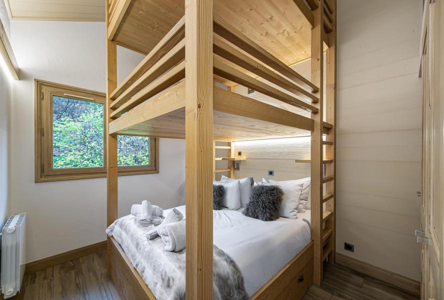 Skiverleih 3-Zimmer-Holzhütte für 6 Personen (6) - Résidence du Rocher - Méribel - Schlafzimmer
