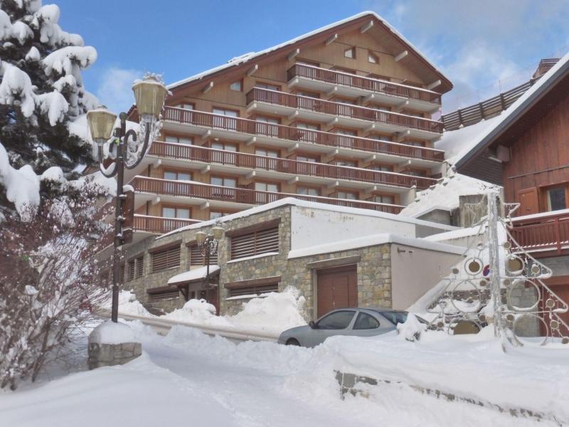 Location au ski Résidence Ermitage - Méribel - Extérieur hiver
