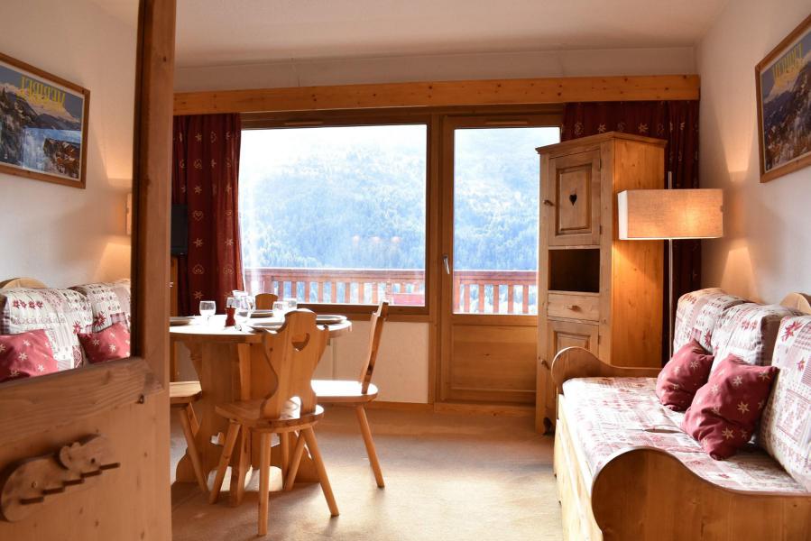 Ski verhuur Studio 4 personen (3C) - Résidence Frasse - Méribel - Woonkamer