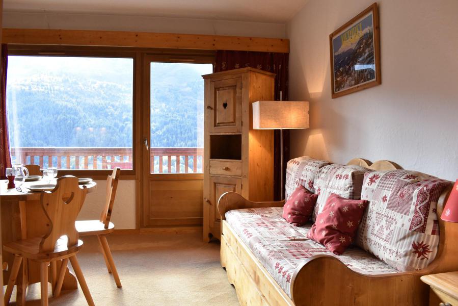 Ski verhuur Studio 4 personen (3C) - Résidence Frasse - Méribel - Woonkamer