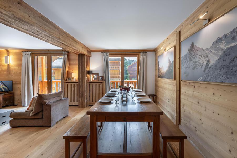 Rent in ski resort 5 room duplex apartment 10 people (203) - Résidence Grand Sud - Méribel - Living room