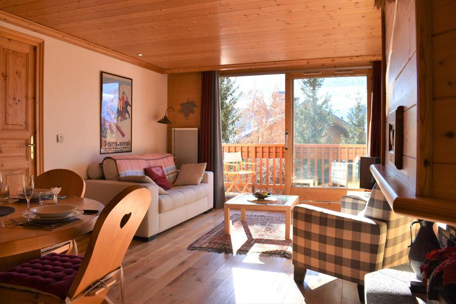 Ski verhuur Appartement 2 kamers 2 personen (7) - Résidence Grand Tétras - Méribel - Woonkamer