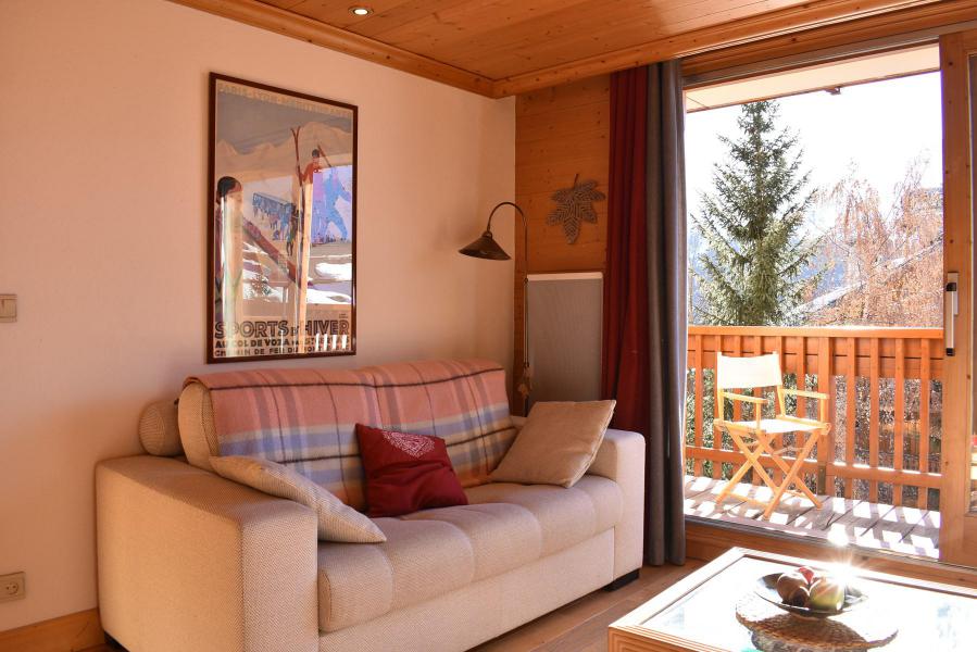 Ski verhuur Appartement 2 kamers 2 personen (7) - Résidence Grand Tétras - Méribel - Woonkamer