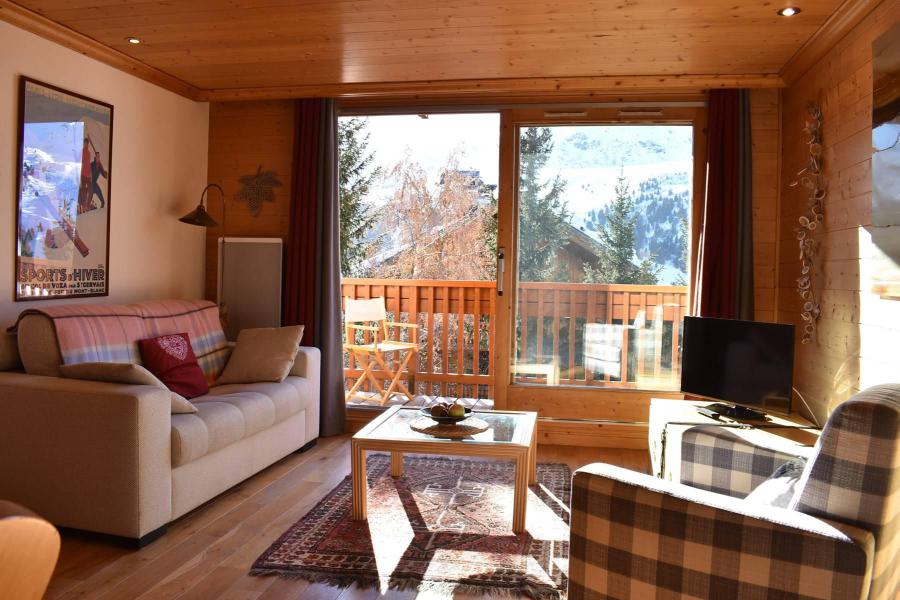 Ski verhuur Appartement 2 kamers 2 personen (7) - Résidence Grand Tétras - Méribel - Woonkamer