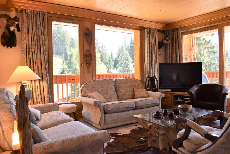 Ski verhuur Appartement 4 kamers 8 personen (9) - Résidence Grand Tétras - Méribel - Woonkamer