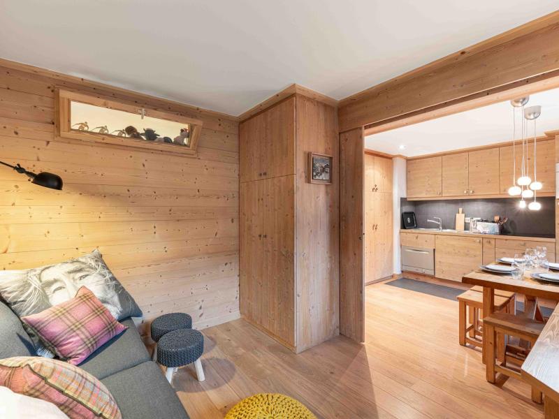 Ski verhuur Appartement 2 kamers 4 personen (8) - Résidence Grangettes - Méribel - Woonkamer