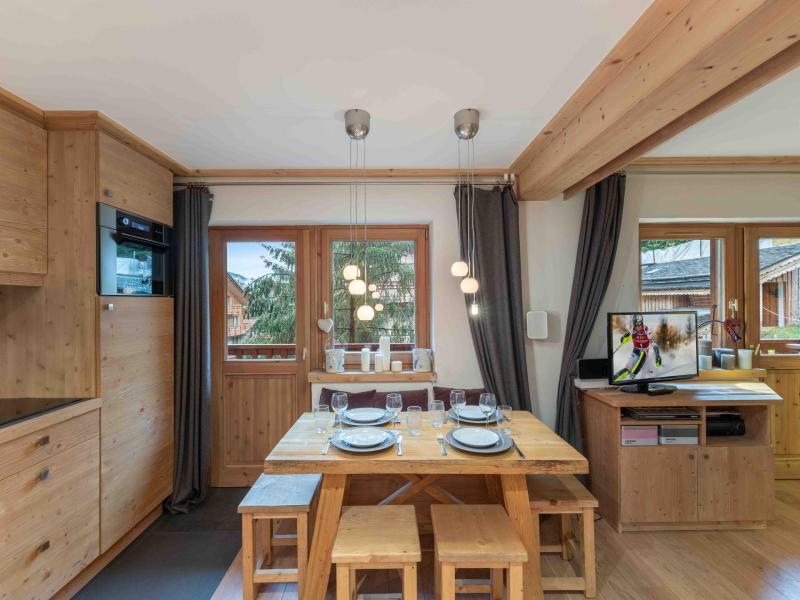 Ski verhuur Appartement 2 kamers 4 personen (8) - Résidence Grangettes - Méribel - Woonkamer