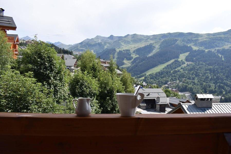 Skiverleih 5 Zimmer Maisonettewohnung für 8 Personen (6) - Résidence Hauts de Chantemouche - Méribel - Terrasse