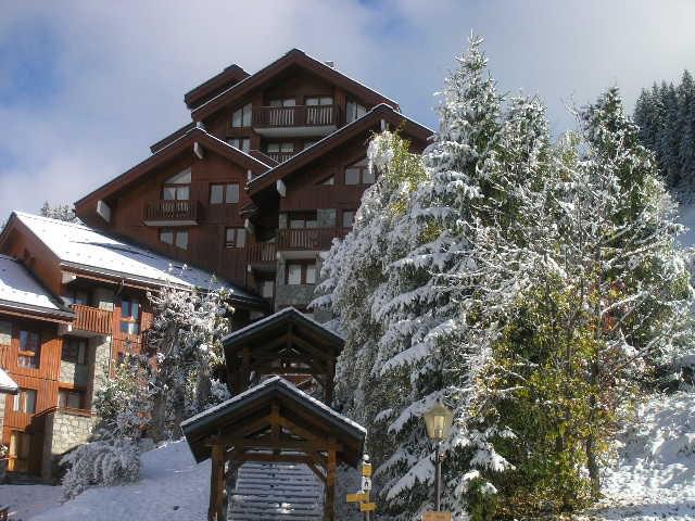 Location au ski Résidence Hauts de Chantemouche - Méribel - Extérieur hiver