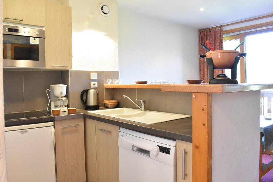 Alquiler al esquí Apartamento dúplex 5 piezas 8 personas (15) - Résidence Hauts de Chantemouche - Méribel - Kitchenette