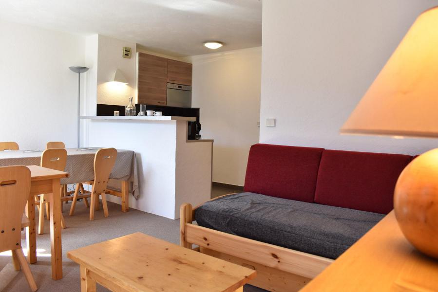 Ski verhuur Appartement 3 kamers 5 personen (25) - Résidence Hauts de Chantemouche - Méribel - Woonkamer