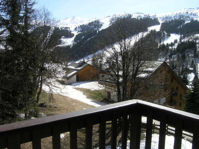 Ski verhuur Appartement 3 kamers 6 personen (08) - Résidence l'Edelweiss - Méribel - Terras