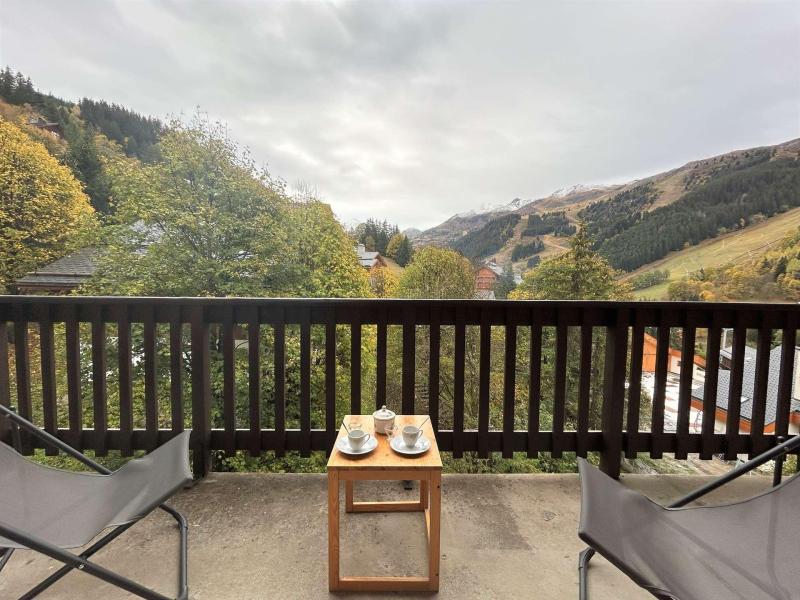 Ski verhuur Appartement 3 kamers 6 personen (22) - Résidence l'Edelweiss - Méribel - Terras