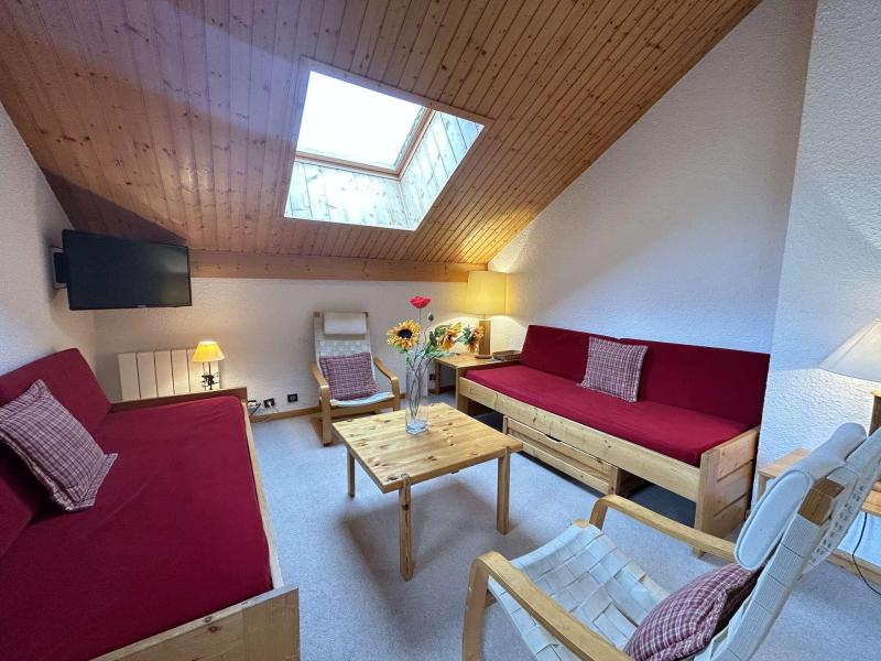 Ski verhuur Appartement 3 kamers 6 personen (22) - Résidence l'Edelweiss - Méribel - Woonkamer