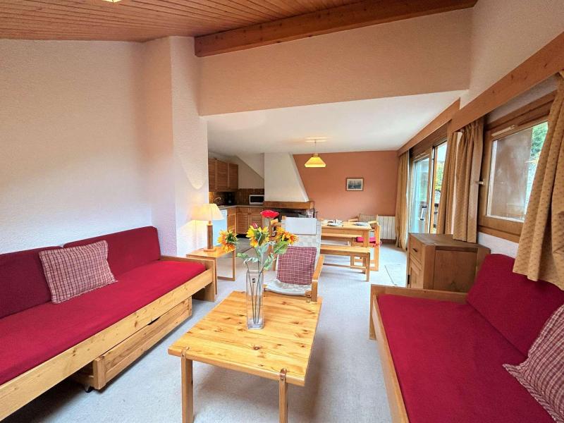 Ski verhuur Appartement 3 kamers 6 personen (22) - Résidence l'Edelweiss - Méribel - Woonkamer