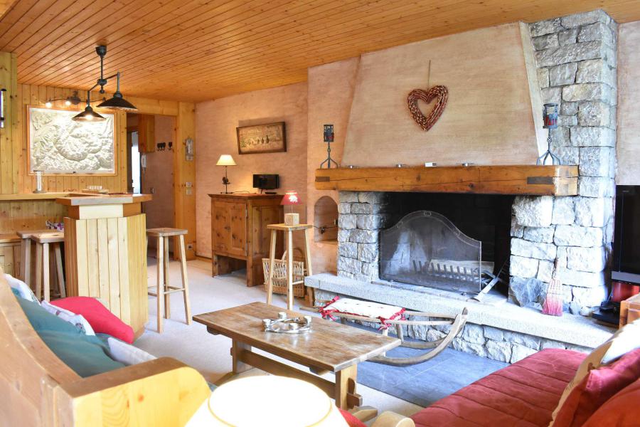 Ski verhuur Appartement 4 kamers 8 personen (18) - Résidence l'Edelweiss - Méribel - Woonkamer