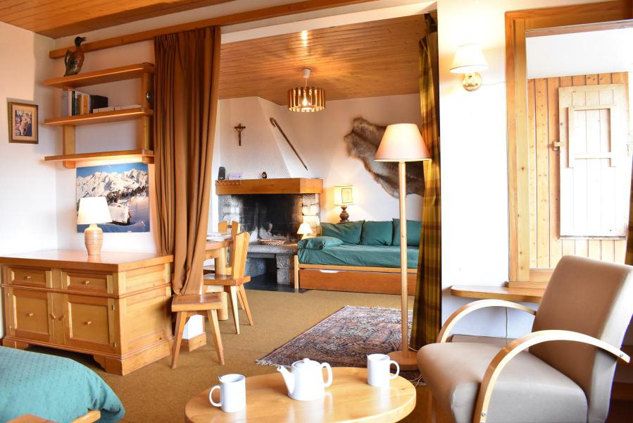 Rent in ski resort Studio 4 people (19) - Résidence la Forêt - Méribel - Living room