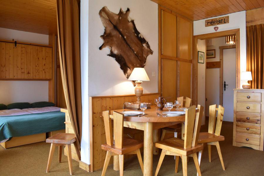 Ski verhuur Studio 4 personen (19) - Résidence la Forêt - Méribel - Woonkamer