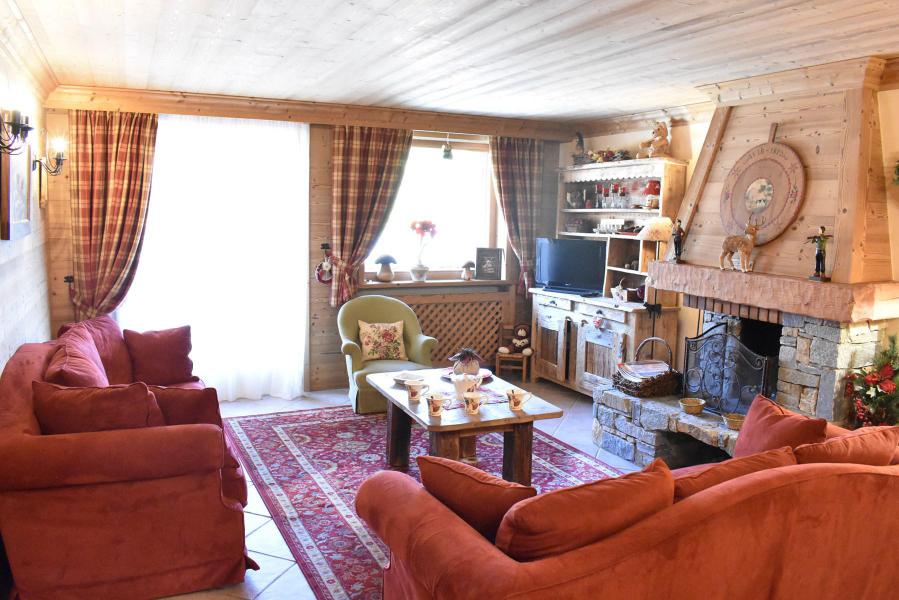 Ski verhuur Appartement 4 kamers 8 personen (4) - Résidence la Tougnète - Méribel - Woonkamer