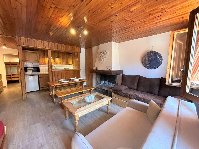 Ski verhuur Studio 4 personen (A11) - Résidence la Tougnète - Méribel - Woonkamer