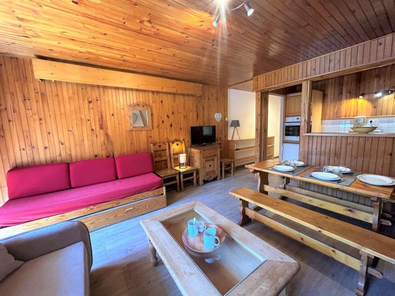 Ski verhuur Studio 4 personen (A11) - Résidence la Tougnète - Méribel - Woonkamer