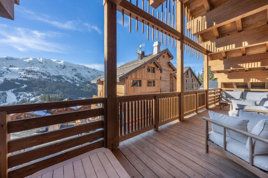 Rent in ski resort 7 room duplex apartment 14 people (301) - Résidence Le Bois des Ours - Méribel - Winter outside