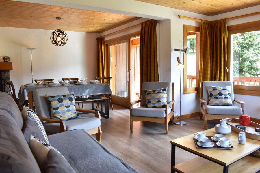 Ski verhuur Appartement 3 kamers 6 personen (7) - Résidence le Chantemerle - Méribel - Woonkamer